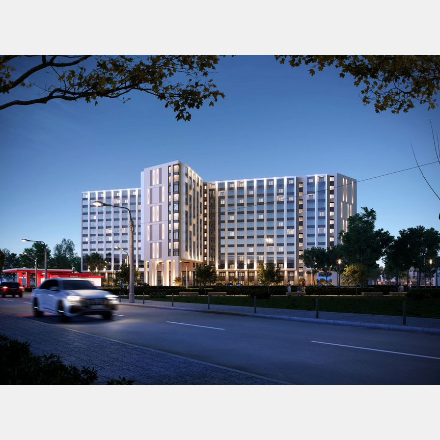 1-к. апартаменты, 24,9 м², 8/13 эт.