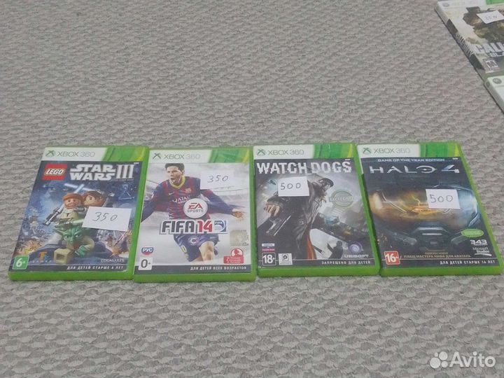 Оригинальные и прошитые диски на Xbox 360