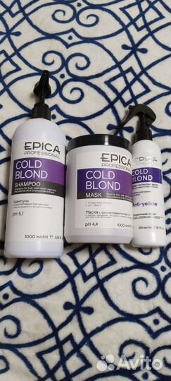 Шампунь, бальзам и спрей для блонда