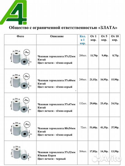 Чековая лента