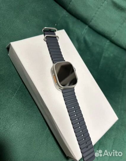 Apple watch ultra 49mm Ocean Band синие