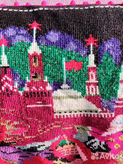 Вышивка крестиком, коврик, накомодник, винтаж