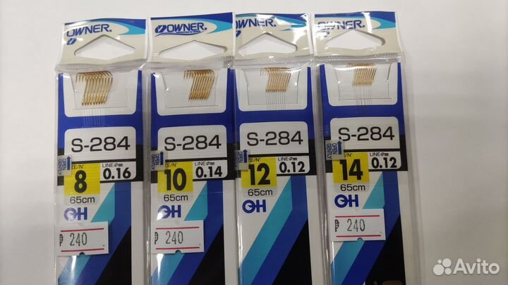 Крючки Owner (Овнер) Поводки готовые Owner
