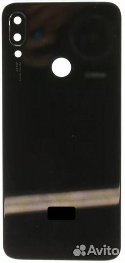 Задняя крышка для Xiaomi Redmi Note 7 Черная со ст