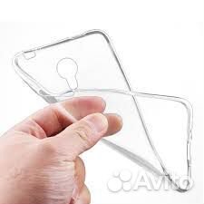 Силиконовый чехол прозрачный на Meizu M1 Note