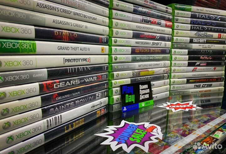 Остатки игр для Xbox 360