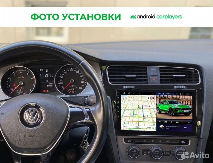 Магнитола 3.32 qled VW Golf 7 2013-2019 black