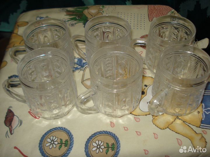 Хрустальные бокалы и фужеры СССР