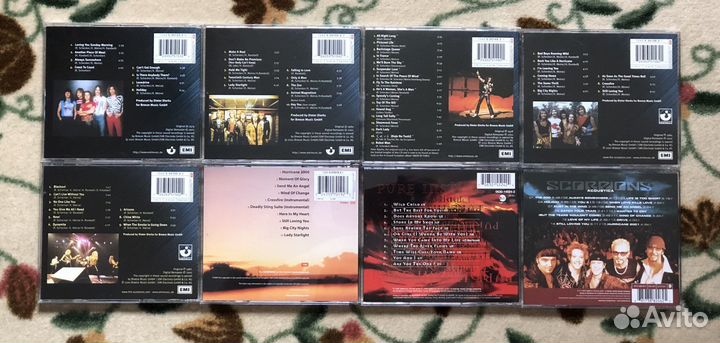 Scorpions 8 CD. Восемь Фирменых Альбома
