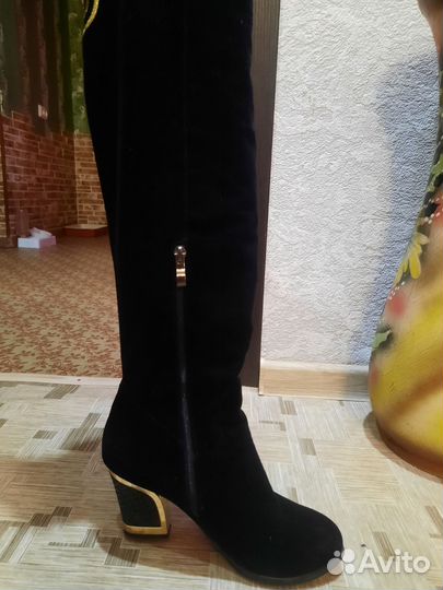 Сапоги ботфорты