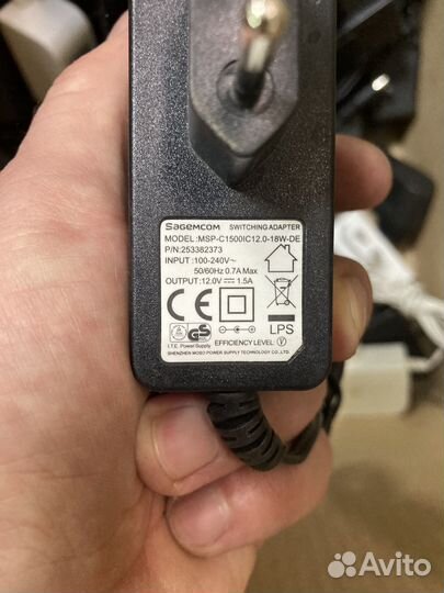 Блок питания 12в 1а и 1,5а