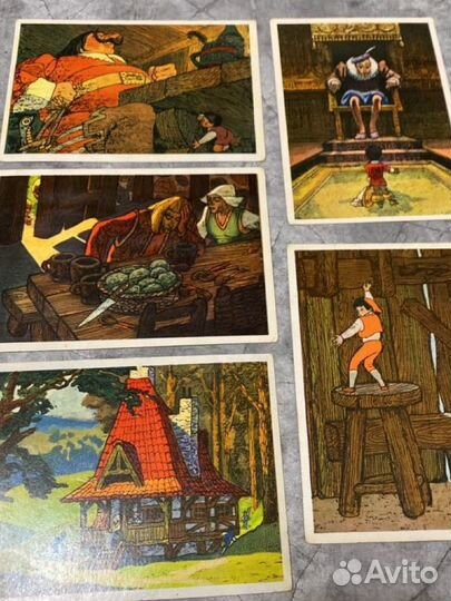 Открытки СССР Мальчик с пальчик