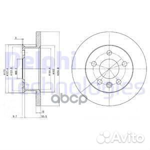 Диск тормозной WV transporter IV R14