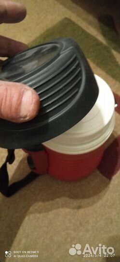 Термос под готовую еду с двумя контейнерами