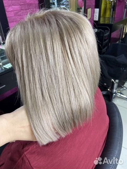 Стрижка окрашивание прически кератин кудри укладка