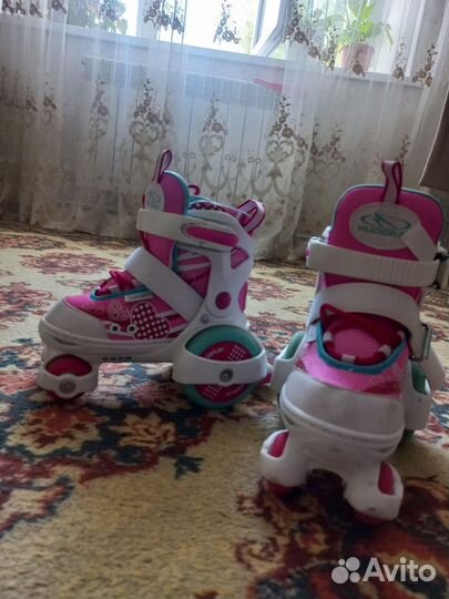 Роликовые коньки детские с защитой