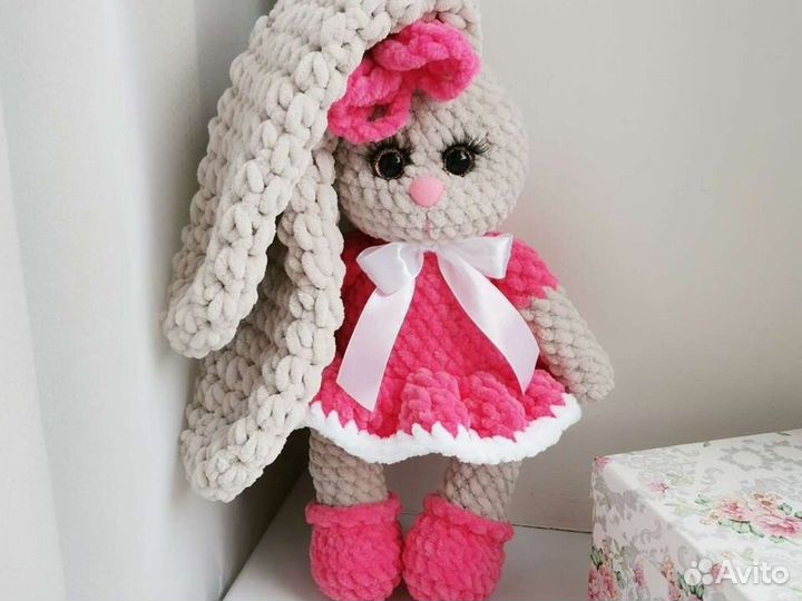 Зайки ручной работы, с метрикой, именем