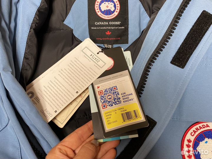 Пуховик canada goose мужской (Канада )