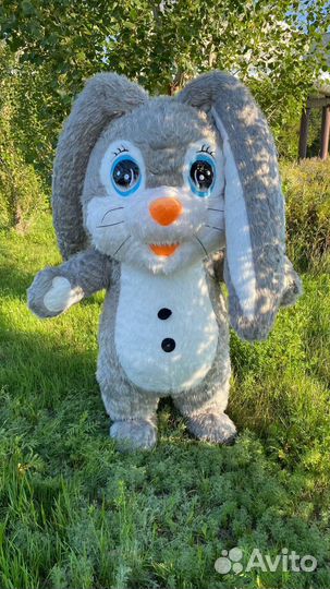 Поздравление Белый мишка Ушастик