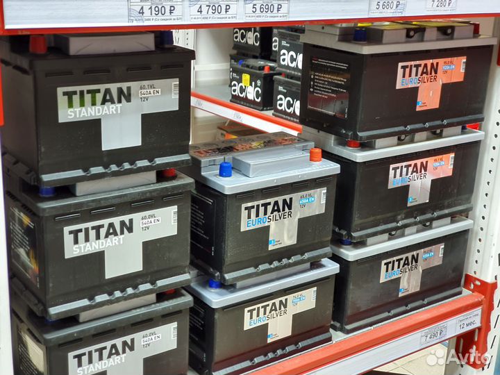 Аккумулятор Titan (Титан) 62Ah 550A обратная