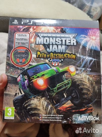 PS3 Monster Jam Path of destruction новый