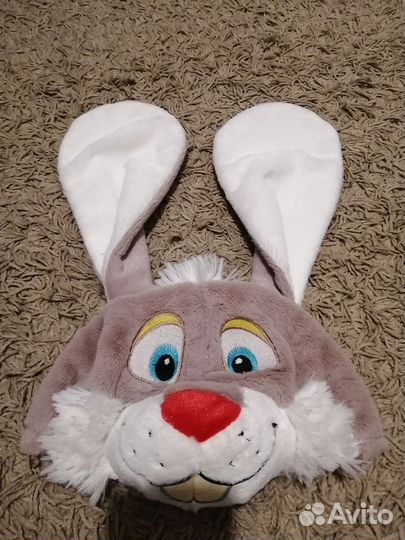 Карнавальная шапка Зайчик