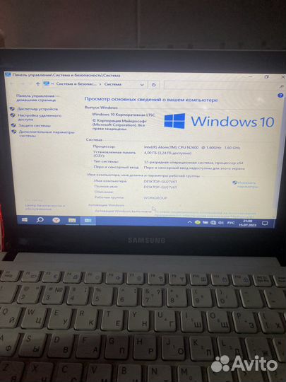 Продам самсунг нетбук