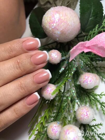 Маникюр с покрытием гель лак педикюр