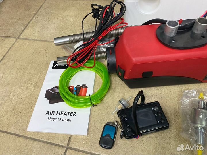 Автономный отопитель сухой фен 12в 2кВт