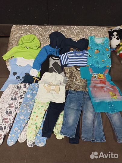 Детские вещи пакетом, р.80-86