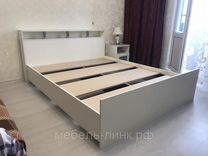 Кровать двуспальная Саломея 1,6 белая 160*200