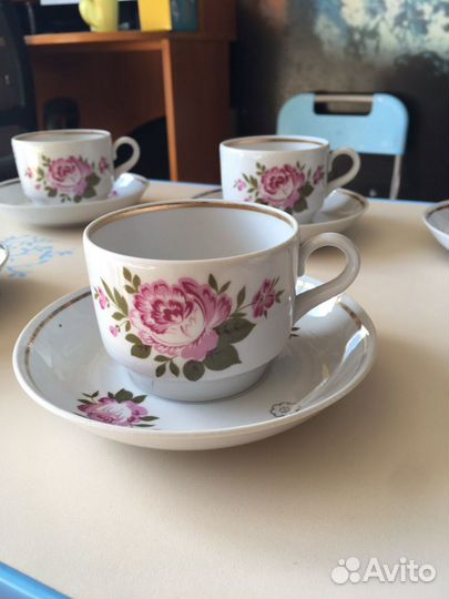 Чайный сервиз дулево розы