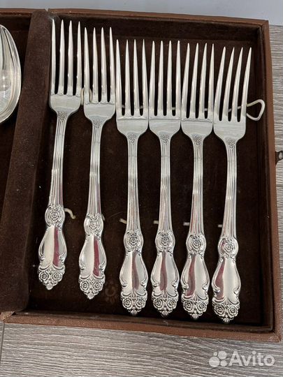 Набор столовых приборов мельхиор СССР