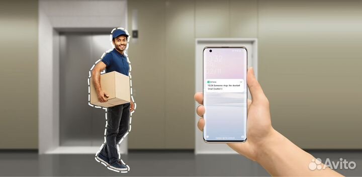 Умный дверной видеозвонок Xiaomi Doorbell 3 (RU)