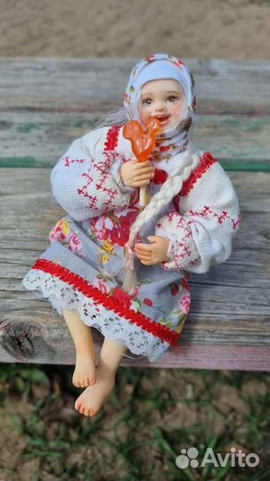 Интерьерная кукла ручной работы