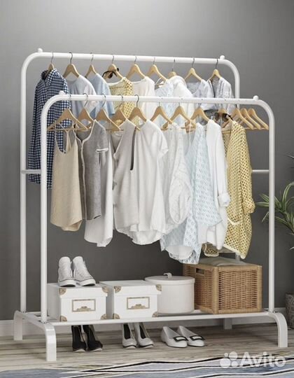 Вешалка напольная металлическая