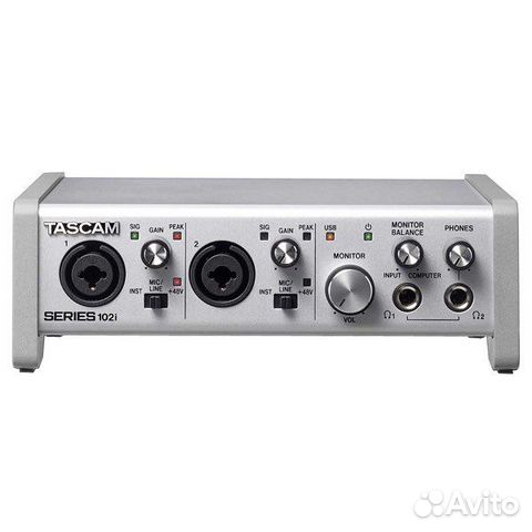 Tascam series 102i USB аудио/midi интерфейс
