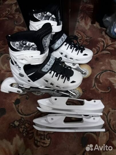 Роликовые коньки для девочки, размер 31-34
