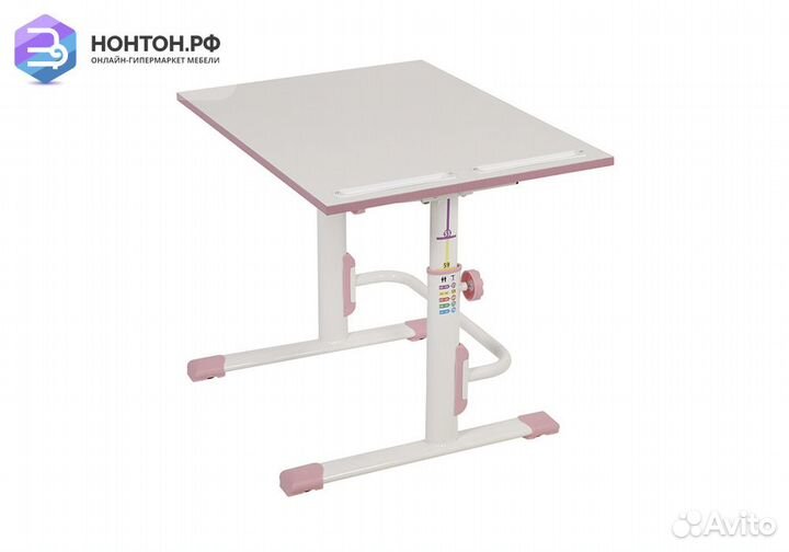 Парта-трансформер Polini kids Simple белый / розов