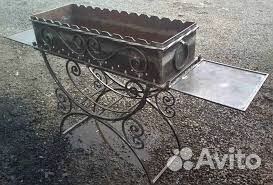 Кованная мебель для сада оградки заборы мангалы