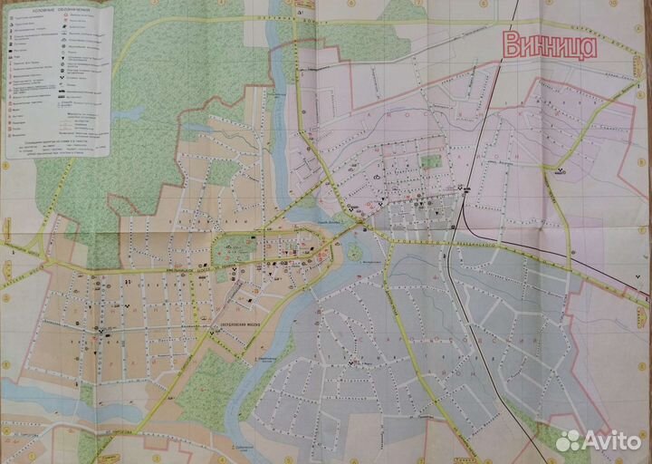 Туристская схема г. Винница