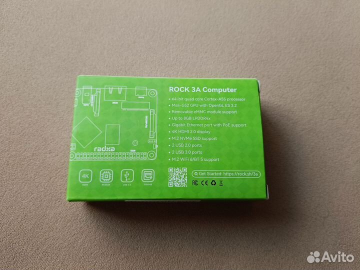 Микрокомпьютер Radxa Rock 3A 8Gb RAM