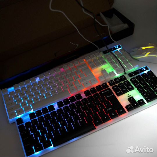 Игровой Комплект клавиатура и мышь с подстветкой