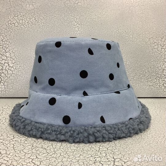 Панама меховая двусторонняя разные модели цвета