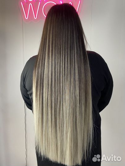 Наращивание биопротеиновых волос