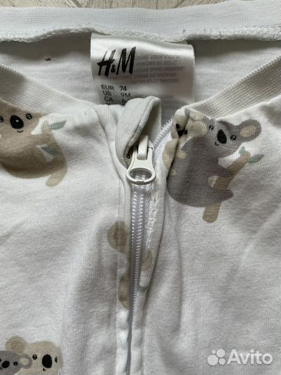 Пижама H&M 74