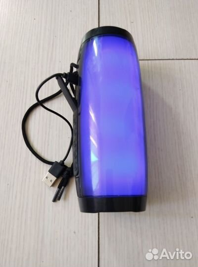 Колонка со светомузыкой, двумя динамиками, мощным