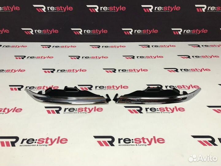 Ресницы фар Toyota Camry 55 14-17г Хром