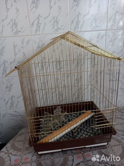 Клетка для попугаев/ игрушки для попугаев