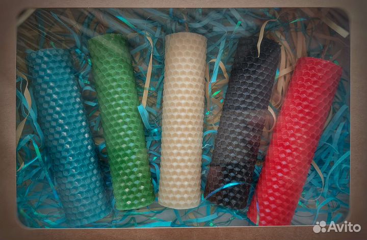 Свечи из вощины набор